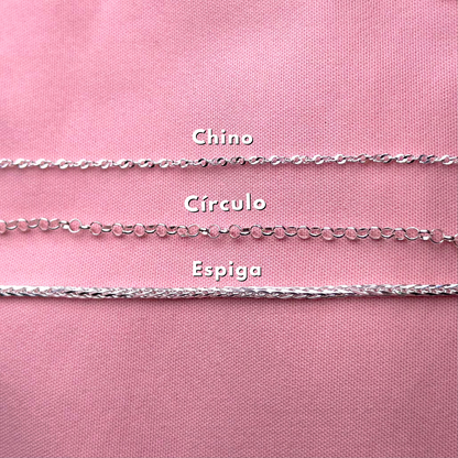 Collar "Cruz IV" TALLA CH / Cristales - Varias opciones