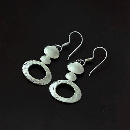 Aretes "Meya" - Martillados