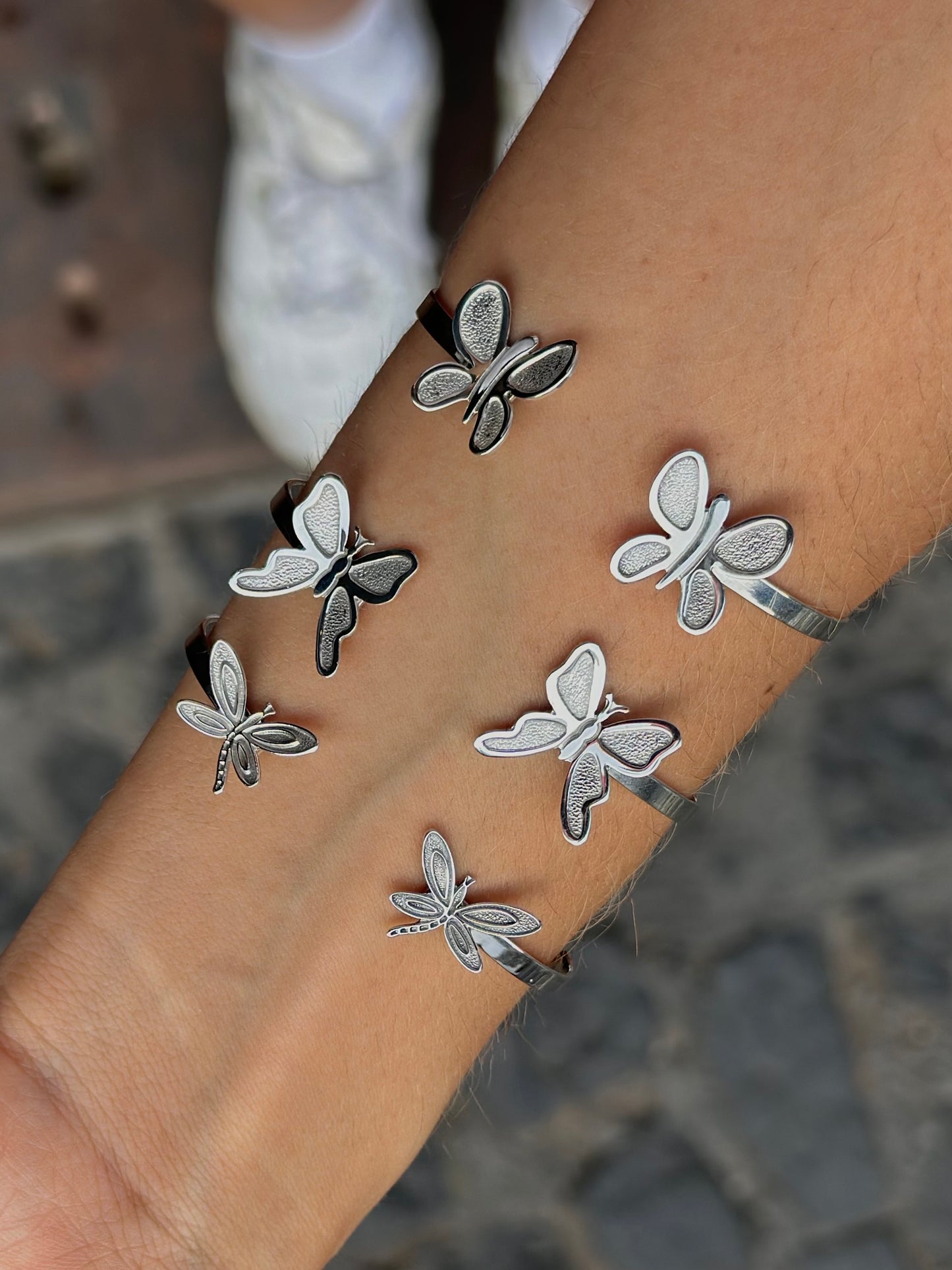 Brazalete "Mariposa Monarca" - Dos Caras