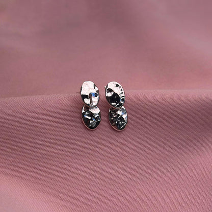 Aretes "Etia" - Martillado