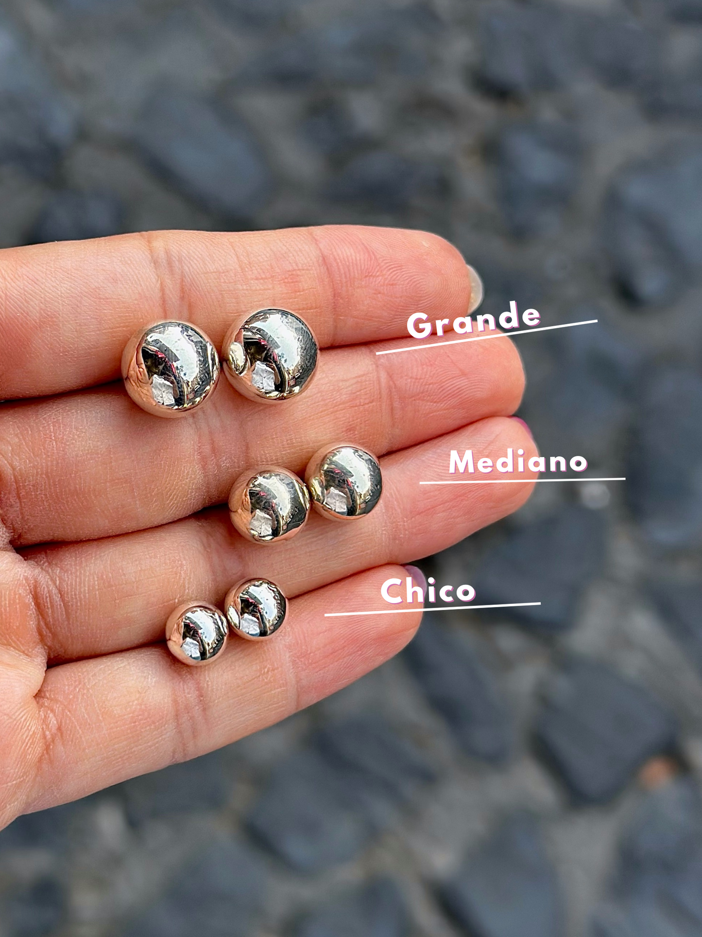 Aretes “Tlachco” Liso - Varias Opciones