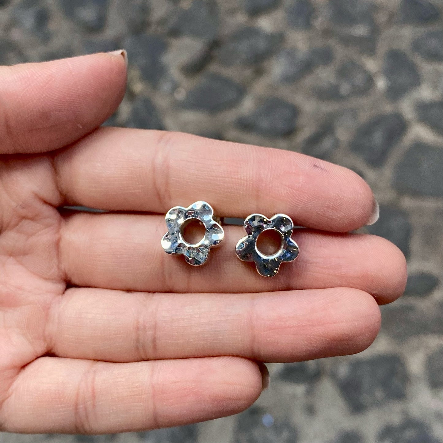 Aretes "Nuna" - Martillados